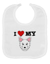 I Heart My - Cute Westie Dog Baby Bib by TooLoud