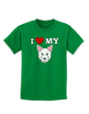 I Heart My - Cute Westie Dog Childrens Dark T-Shirt by TooLoud-Childrens T-Shirt-TooLoud-Kelly-Green-X-Small-Davson Sales