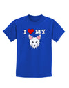 I Heart My - Cute Westie Dog Childrens Dark T-Shirt by TooLoud-Childrens T-Shirt-TooLoud-Royal-Blue-X-Small-Davson Sales