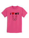 I Heart My - Cute Westie Dog Childrens T-Shirt by TooLoud-Childrens T-Shirt-TooLoud-Sangria-X-Small-Davson Sales