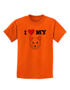 I Heart My - Cute Westie Dog Childrens T-Shirt by TooLoud-Childrens T-Shirt-TooLoud-Orange-X-Small-Davson Sales