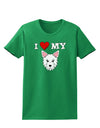 I Heart My - Cute Westie Dog Womens Dark T-Shirt by TooLoud-Womens T-Shirt-TooLoud-Kelly-Green-X-Small-Davson Sales