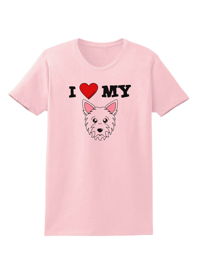 I Heart My - Cute Westie Dog Womens T-Shirt by TooLoud-Womens T-Shirt-TooLoud-PalePink-X-Small-Davson Sales