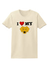 I Heart My - Cute Yellow Labrador Retriever Dog Womens T-Shirt by TooLoud-Womens T-Shirt-TooLoud-Natural-X-Small-Davson Sales