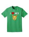 I Heart My - Cute Yorkshire Terrier Yorkie Dog Adult Dark T-Shirt by TooLoud-Mens T-Shirt-TooLoud-Kelly-Green-Small-Davson Sales