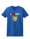 I Heart My - Cute Yorkshire Terrier Yorkie Dog Womens Dark T-Shirt by TooLoud-Womens T-Shirt-TooLoud-Royal-Blue-X-Small-Davson Sales