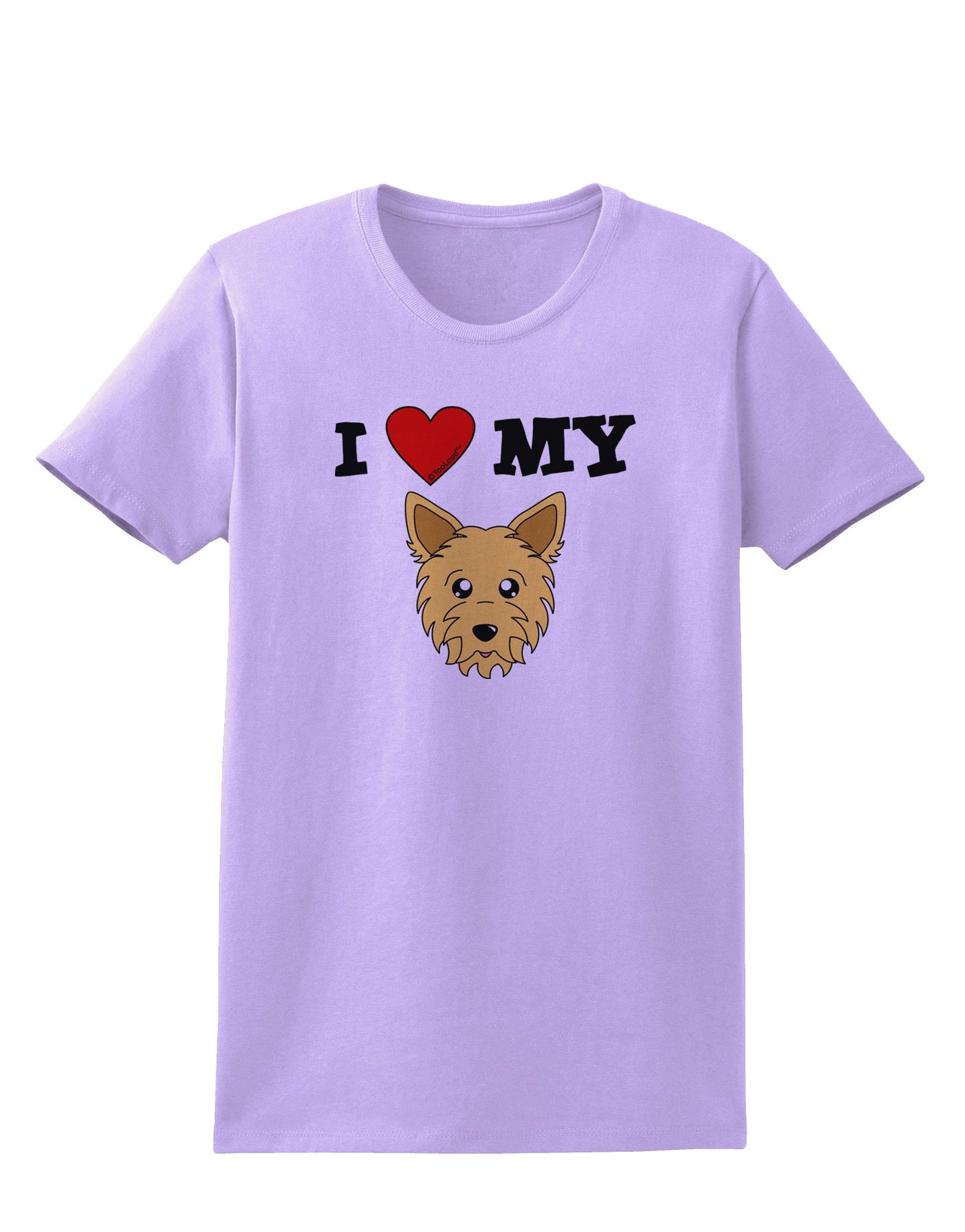 I Heart My - Cute Yorkshire Terrier Yorkie Dog Womens T-Shirt by TooLoud-Womens T-Shirt-TooLoud-Lavender-X-Small-Davson Sales