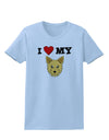 I Heart My - Cute Yorkshire Terrier Yorkie Dog Womens T-Shirt by TooLoud-Womens T-Shirt-TooLoud-Light-Blue-X-Small-Davson Sales