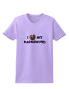 I Heart My Dachshund Womens T-Shirt by TooLoud-Womens T-Shirt-TooLoud-Lavender-X-Small-Davson Sales