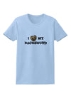 I Heart My Dachshund Womens T-Shirt by TooLoud-Womens T-Shirt-TooLoud-Light-Blue-X-Small-Davson Sales