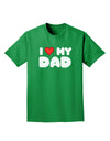 I Heart My Dad Adult Dark T-Shirt by TooLoud-Mens T-Shirt-TooLoud-Kelly-Green-Small-Davson Sales