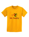 I Heart My Daughter - Autism Awareness Childrens T-Shirt by TooLoud-Childrens T-Shirt-TooLoud-Gold-X-Small-Davson Sales