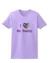 I Heart My Daughter - Autism Awareness Womens T-Shirt by TooLoud-Womens T-Shirt-TooLoud-Lavender-X-Small-Davson Sales