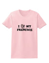 I Heart My Frenchie Womens T-Shirt by TooLoud-Womens T-Shirt-TooLoud-PalePink-X-Small-Davson Sales