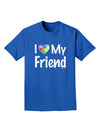 I Heart My Friend - Autism Awareness Adult Dark T-Shirt by TooLoud-Mens T-Shirt-TooLoud-Royal-Blue-Small-Davson Sales