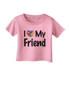 I Heart My Friend - Autism Awareness Infant T-Shirt by TooLoud-Infant T-Shirt-TooLoud-Candy-Pink-06-Months-Davson Sales