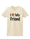 I Heart My Friend - Autism Awareness Womens T-Shirt by TooLoud-Womens T-Shirt-TooLoud-Natural-X-Small-Davson Sales