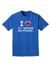 I Heart My Gamer Boyfriend Adult Dark T-Shirt-Mens T-Shirt-TooLoud-Royal-Blue-Small-Davson Sales