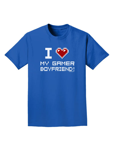 I Heart My Gamer Boyfriend Adult Dark T-Shirt-Mens T-Shirt-TooLoud-Royal-Blue-Small-Davson Sales