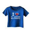 I Heart My Gamer Boyfriend Infant T-Shirt Dark-Infant T-Shirt-TooLoud-Royal-Blue-06-Months-Davson Sales