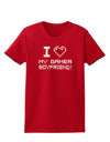 I Heart My Gamer Boyfriend Womens Dark T-Shirt-TooLoud-Red-X-Small-Davson Sales