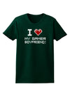 I Heart My Gamer Boyfriend Womens Dark T-Shirt-TooLoud-Forest-Green-Small-Davson Sales