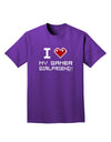 I Heart My Gamer Girlfriend Adult Dark T-Shirt-Mens T-Shirt-TooLoud-Purple-Small-Davson Sales