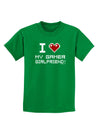 I Heart My Gamer Girlfriend Childrens Dark T-Shirt-Childrens T-Shirt-TooLoud-Kelly-Green-X-Small-Davson Sales