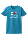 I Heart My Gamer Girlfriend Womens Dark T-Shirt-TooLoud-Turquoise-X-Small-Davson Sales