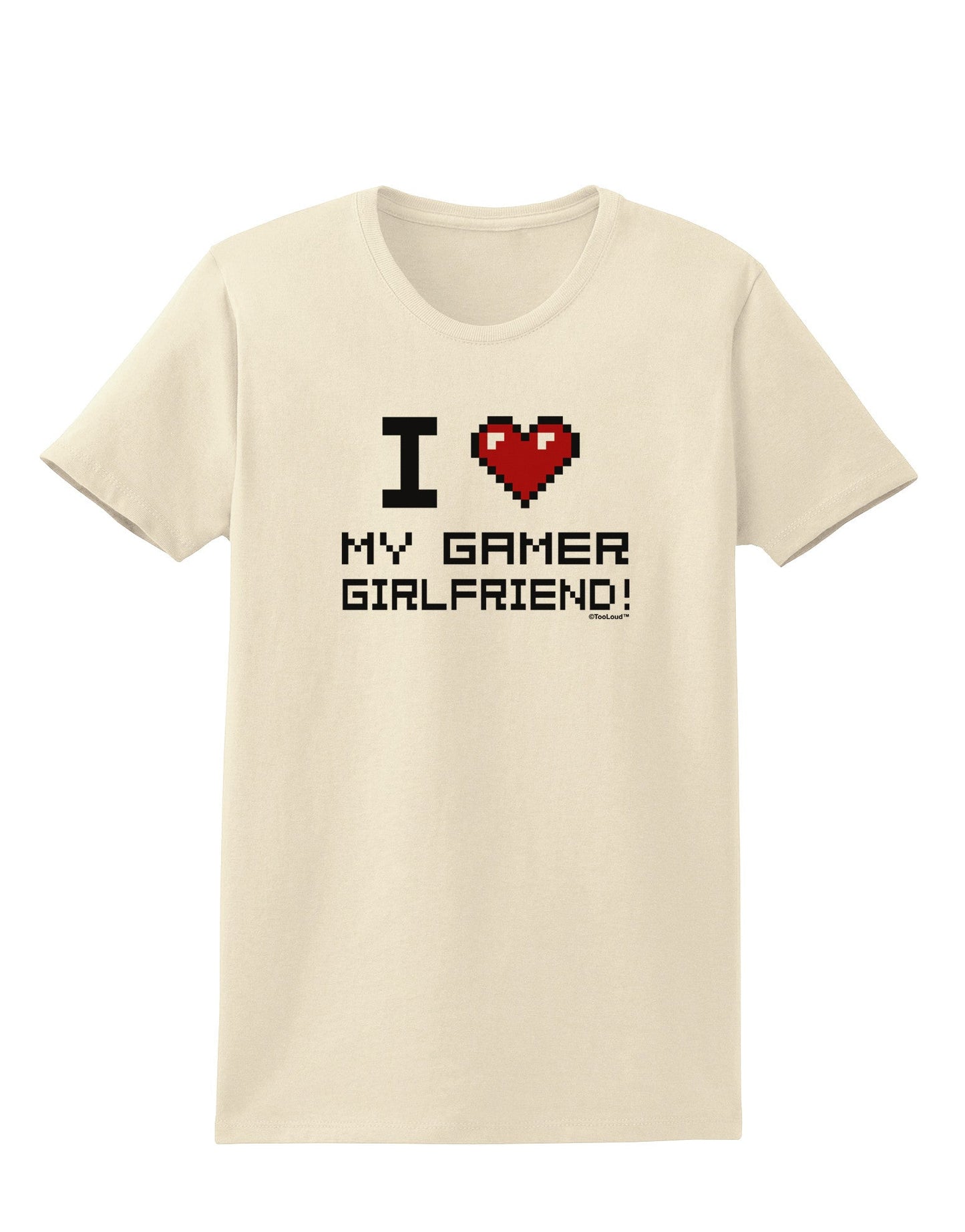 I Heart My Gamer Girlfriend Womens T-Shirt-Womens T-Shirt-TooLoud-Natural-X-Small-Davson Sales
