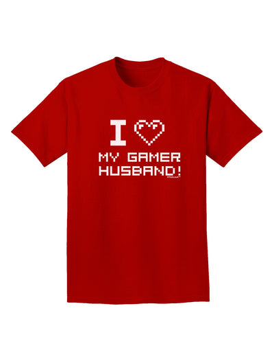 I Heart My Gamer Husband Adult Dark T-Shirt-Mens T-Shirt-TooLoud-Red-Small-Davson Sales