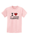 I Heart My Gamer Husband Childrens T-Shirt-Childrens T-Shirt-TooLoud-PalePink-X-Small-Davson Sales