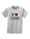 I Heart My Gamer Husband Childrens T-Shirt-Childrens T-Shirt-TooLoud-AshGray-X-Small-Davson Sales