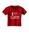 I Heart My Gamer Husband Toddler T-Shirt Dark-Toddler T-Shirt-TooLoud-Red-2T-Davson Sales