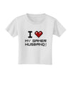 I Heart My Gamer Husband Toddler T-Shirt-Toddler T-Shirt-TooLoud-White-2T-Davson Sales