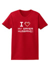 I Heart My Gamer Husband Womens Dark T-Shirt-TooLoud-Red-X-Small-Davson Sales