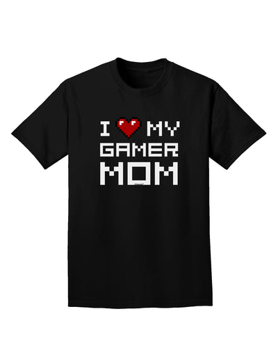 I Heart My Gamer Mom Adult Dark T-Shirt by TooLoud-Mens T-Shirt-TooLoud-Black-Small-Davson Sales