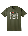 I Heart My Gamer Mom Adult Dark T-Shirt by TooLoud-Mens T-Shirt-TooLoud-Military-Green-Small-Davson Sales