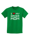 I Heart My Gamer Mom Childrens Dark T-Shirt by TooLoud-Childrens T-Shirt-TooLoud-Kelly-Green-X-Small-Davson Sales