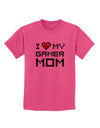 I Heart My Gamer Mom Childrens T-Shirt by TooLoud-Childrens T-Shirt-TooLoud-Sangria-X-Small-Davson Sales