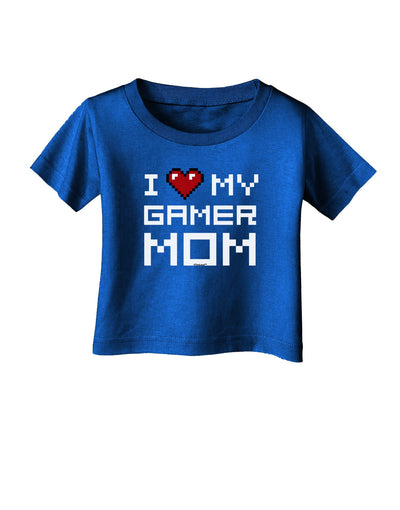 I Heart My Gamer Mom Infant T-Shirt Dark by TooLoud-Infant T-Shirt-TooLoud-Royal-Blue-06-Months-Davson Sales