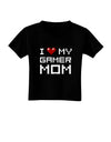 I Heart My Gamer Mom Toddler T-Shirt Dark by TooLoud-Toddler T-Shirt-TooLoud-Black-2T-Davson Sales