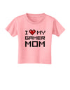 I Heart My Gamer Mom Toddler T-Shirt by TooLoud-Toddler T-Shirt-TooLoud-Candy-Pink-2T-Davson Sales