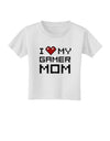 I Heart My Gamer Mom Toddler T-Shirt by TooLoud-Toddler T-Shirt-TooLoud-White-2T-Davson Sales