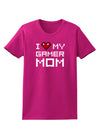 I Heart My Gamer Mom Womens Dark T-Shirt by TooLoud-Womens T-Shirt-TooLoud-Hot-Pink-Small-Davson Sales