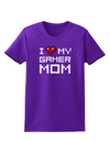 I Heart My Gamer Mom Womens Dark T-Shirt by TooLoud-Womens T-Shirt-TooLoud-Purple-X-Small-Davson Sales