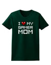 I Heart My Gamer Mom Womens Dark T-Shirt by TooLoud-Womens T-Shirt-TooLoud-Forest-Green-Small-Davson Sales