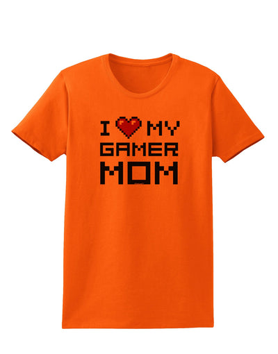 I Heart My Gamer Mom Womens T-Shirt by TooLoud-Womens T-Shirt-TooLoud-Orange-X-Small-Davson Sales