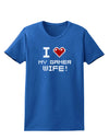 I Heart My Gamer Wife Womens Dark T-Shirt-TooLoud-Royal-Blue-X-Small-Davson Sales