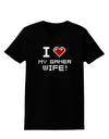 I Heart My Gamer Wife Womens Dark T-Shirt-TooLoud-Black-X-Small-Davson Sales